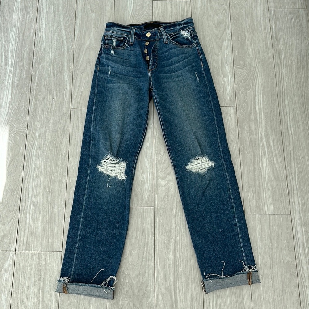 Joe’s Jeans: The Niki midrise boyfriend jeans size 24